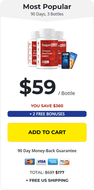 SugarMute oredr 3 bottles